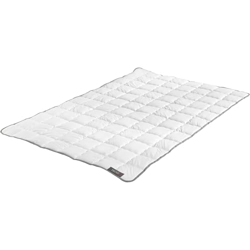 Badenia Trendline leichte Sommerdecke Clean Cotton 135x200 cm – Atmungsaktive & allergikerfreundliche Baumwoll-Bettdecke, Öko-Tex Standard 100, hergestellt nach deutschem Qualitätsstandard