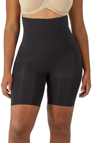 Maidenform Women's Shapewear High-Waist Thigh Slimmer, Tummy Control Thigh Slimmer Seamless Short, Firm Control Shapewear