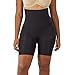 Maidenform Women's Flexees Shapewear Hi Waist Thigh Slimmer, Black, Medium