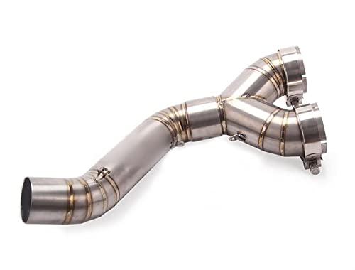 Tuyau d'échappement moto BMW S1000RR raccord intermédiaire en acier durable
