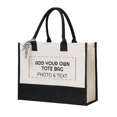 Bolsa Tote de Lona Personalizada para Mujer miniatura 1