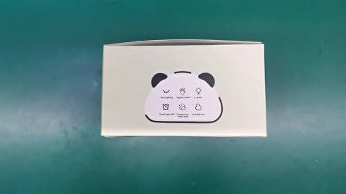 SALUOKE Children's Night Light, Panda Night Lamp, Children, 3 Light Modes, Nursing Light, Dimmable with Timer, Touch Control, Silicone Night Light, Baby, USB Rechargeable Panda Lamp, Cute Night Light,