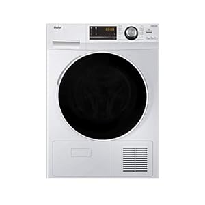Haier HD80-A636 Freestanding Heat Pump Tumble Dryer, 8kg Load, White