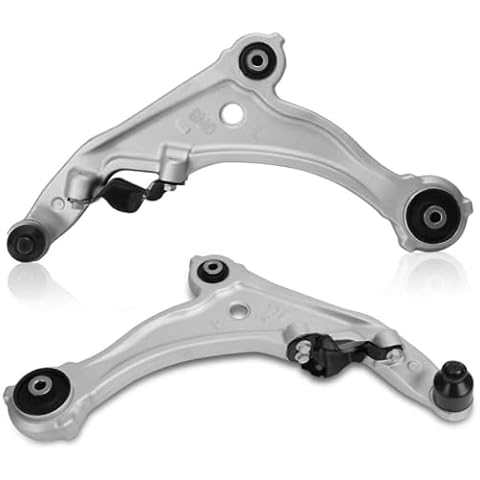 AngyMeck 2PC Front Suspension Kit Lower Control Arm with Ball Joint Compatible with Nissan Maxima 2009-2014 K622054 K622059 Cover