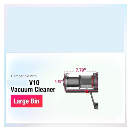 Cartouche d'aspirateur pour Dyson V10 rénover le collecteur après grand ménage