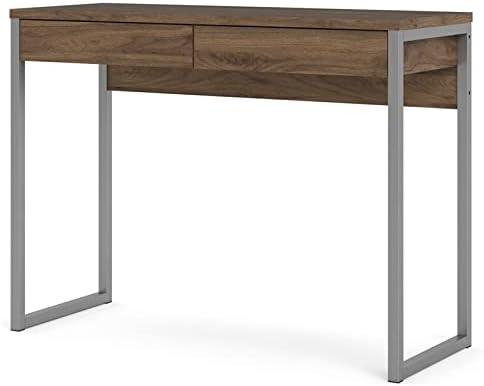 Tvilum Walker 2 Drawer Desk, Walnut
