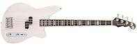 Short-scale Electric Bass with Korina Body 1 Single-coil Pickup - Transparent White Rosewood Fingerboard Korina Neck