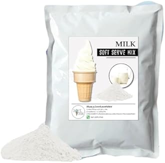 Soft Serve Ice Cream Powder – 1kg Pack, Makes 3.5kg of Ice Cream – Smooth, Creamy & Easy to Make (Milk)