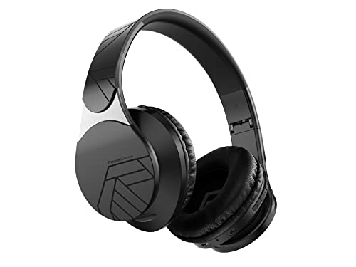 [Connessione semplice e stabile] – Probabilmente le cuffie bluetooth over ear più facili da usare di sempre. È sufficiente far scorrere il pulsante di accensione/spegnimento per collegarle a qualsiasi dispositivo: telefoni, tablet, laptop, TV e altro ancora. Queste cuffie vi permetteranno di girare liberamente per la vostra casa senza essere legati a un cavo: godetevi telefonate e musica senza fili con una portata fino a 13m.