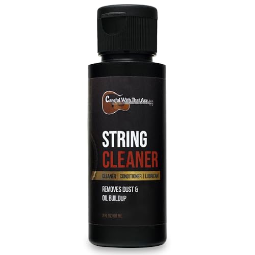 Guitar String Cleaner and Conditioner 2oz | Prevents Corrossion and Removes Oil, Sweat, and Grime | Violins, Cellos, and String Instruments Cleaning