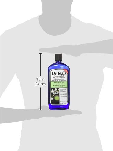 Dr. Teal's Pure Epsom Salt Matcha Green Tea Relaxing Foaming Bubble Bath - 34 Ounce