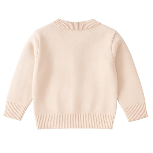 Image of Bold N Elegant Knitted Car Cardigan Sweater for Infant Toddler Baby Boys n Girls | Warm Woolen Front Open Winter Sweater for Kids Infant Toddler Kids