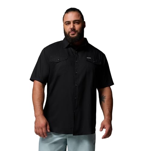 Columbia Men's Utilizer II Solid Short Sleeve Shirt, Black, XX-Large | Hike harder and stay fresher in the Columbia Utilizer II Solid Short-Sleeve Shirt - image 5