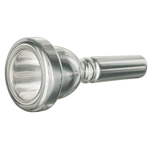 Cecilio Standard Euphonium Mouthpiece, Silver Plated, Size 6.5 AL