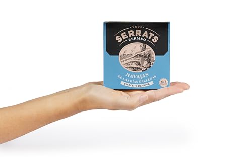 SERRATS - 8 Stück - Venusmuscheln aus den galicischen Rías in Olivenöl (6-8 Stück/Dose)