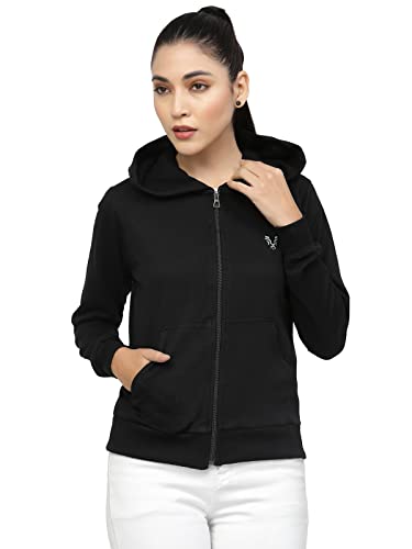 Image of UZARUS Women's Cotton Anthra Sweatshirt Hoodie