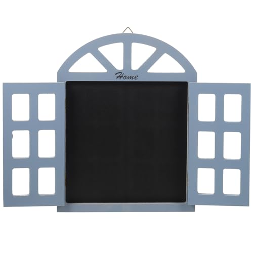 Tableau noir de vitrine rétro DOITOOL en bois gris pour l'affichage de boutique