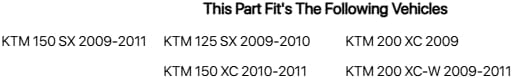 Tusk Kick Starter Anodized Orange Compatible with KTM 125 SX 2009-2010/200 XC 2009/200 XC-F 2009-2011/150 SX 2009-2011