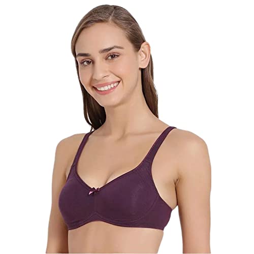 Image of Jockey 1250 Women Wirefree Non Padded Super Combed Cotton Elastane Stretch Full Coverage Everyday Bra with Contoured Shaper Panel and Adjustable Straps
