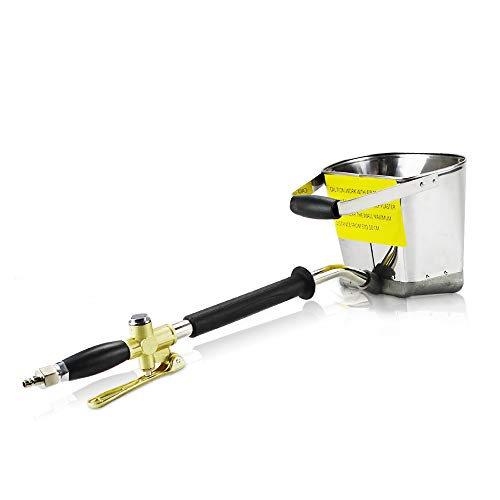 Putzwerfer Mörtelspritze Putzmaschine Putzpistole Verputzmaschine Verputzpistole Druckluft Trichterpistole Sprayer 4 Düsen mit 1/2" lufteintritt Cover