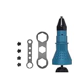 1 set elektrischer pullbohrer riveter conversion adapter niet düse nusswaffen riveting bohradapter nusswerkzeug multifunktionsnagelpistole