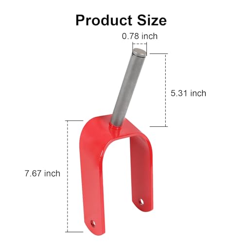 RALZAOTO 108-7851-01 Caster Fork Replacement for TimeCutter Mower Fits 74360 74363 74365 74366 74370 74372 74374 74375 74380 74391 74399 74398 by RALZAOTO - Image 2