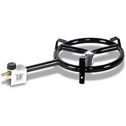 Paellero De Luz Vaello La Valenciana Paellero - Quemador de gas (1 anillo, 200 mm), color negro