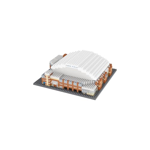 Image of FOCO NFL Unisex-Adult NFL Team Construction Blocks 3D Mini BRXLZ Stadium