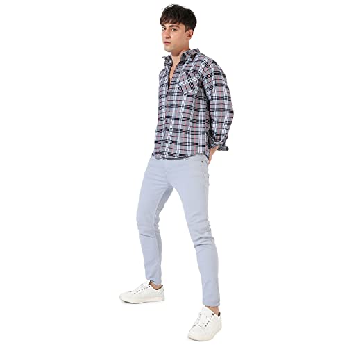 Image of Campus Sutra Men Button Regular Down Shirt