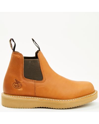 Georgia Boot Wedge Work Boot, Barracuda Gold, Size 13(M)2