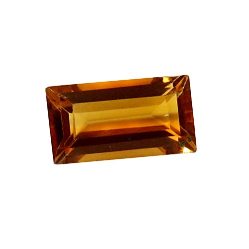 Citrine naturelle taillée baguette 2,8 carats Jt14 pour création de bijoux délicats