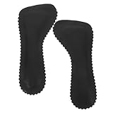 RORPOIR 1 Paar Selbstklebende Fersenpolster für Schuhe Rutschfeste Fußpads aus Kork und Latex Entspannend für Ferse Passend für Größe 35 36 für High Heels und Freizeitschuhe