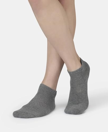 Image of Jockey 7097 Men's Compact Cotton Stretch Low Show Socks With Stay Fresh Treatment (Pack of 3)