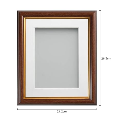 Frame Company Eldridge Mahogany Photo Frame with Off-White Mount, 8x6 for 6x4 inch, fitted with perspex - Image 3