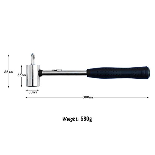 NUZAMAS New Outdoor Camping Hammer Mallet Puller for Tent Pegs Stakes 30cm with Holding Strap