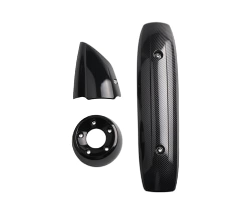 Protector térmico Motocicleta Protector De Calor para Tubo De Escape De Motocicleta para TMAX 500 2008-2011, Cubierta De Silenciador, Protectores De Protección para Motocicleta, Accesorios Y Piezas