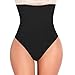 SAYFUT 328 Women Waist Cincher Girdle Tummy Slimmer Sexy Thong Panty Shapewear, Medium/Large(Waist 25"-30"), Black