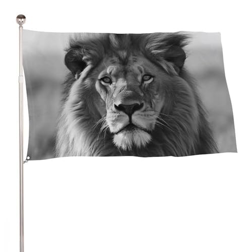 Drapeau lion de bienvenue pour décoration de jardin et grande cour