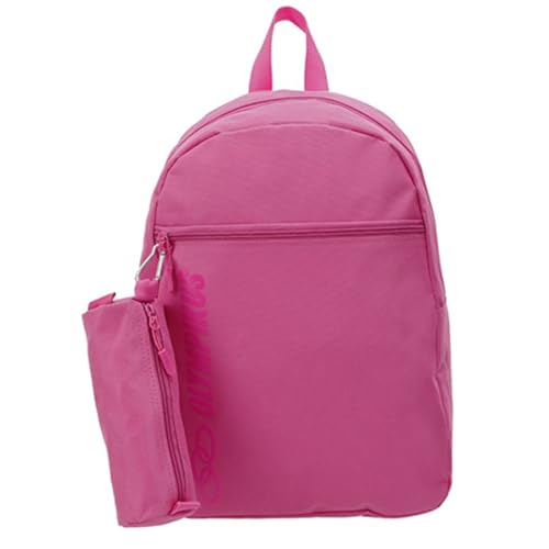 Mochila Olympikus Juvenil com Estojo rosa escolar