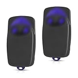 Télécommande portail nice compatible pour l'accès de garage, lot de 2 bips 2 canaux 433,92 MHz Rolling Code pour Flo2r s Flo1r s FLOXIR OXI, émetteur anti interférence pour maison