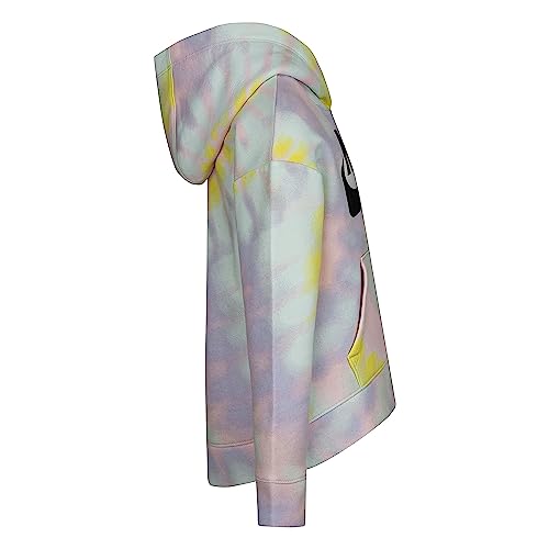 Nike Girl's Club Fleece Tie-Dye Hoodie (Little Kids)4