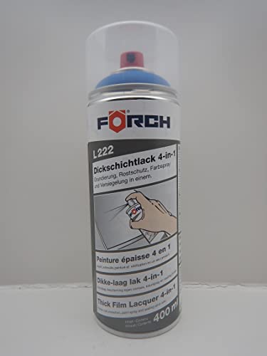 Förch 4 in 1 RAL 5017 VERKEHRSBLAU BLAU DICKSCHICHTLACK LACK SPRAY SPRAYDOSE 400ML (1)