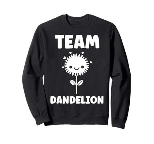 Funny minimalist dandelions flowers simple team dandelion �g���[�i�[