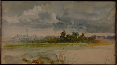 Croquis paysage Hubert Von Herkomer : sublimez un mur vide avec cette toile 60x90cm