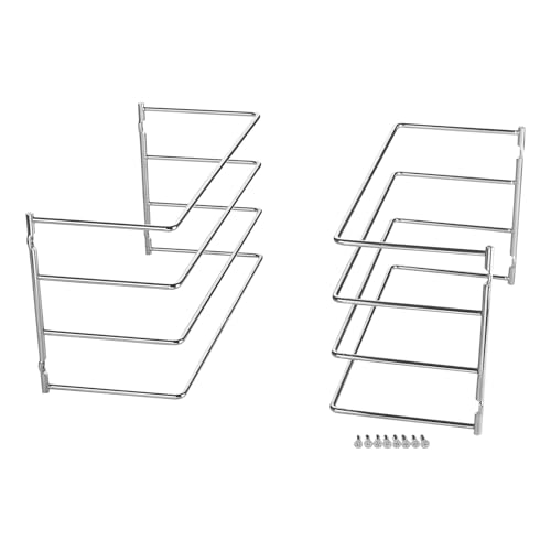 SOTECH Support de plaque de cuisson pour 4 plaques de cuisson (364 x 140 x 182 mm, chrome poli,...