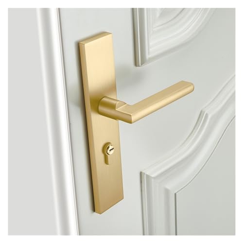 Serrure de porte en or brossé design pour sublimer vos intérieurs