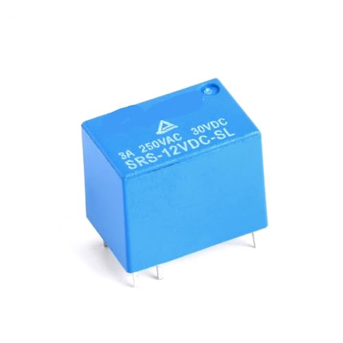 Relé DC 12V 6 pines SRS-12VDC-SL micro convertidor de potencia electrónico 2 uds 7
