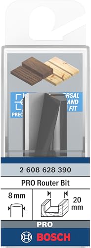 Bosch Accessories 2 608 628 390 Fraise 8 mm 20 x 25 x 56 mm Gris