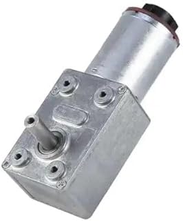 محرك ذو تروس دودية مصغر JGY-370-1285 بجهد 12 فولت و97 دورة في الدقيقة و13 كجم مع جهاز تشفير + دعامة محرك