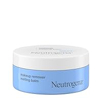Neutrogena Makeup Remover Melting Balm to Oil with Vitamin E, Gentle and Nourishing Cleansing Balm for Eyes, Lips, or Face, Travel-Friendly for On-the-Go, 2.0 oz